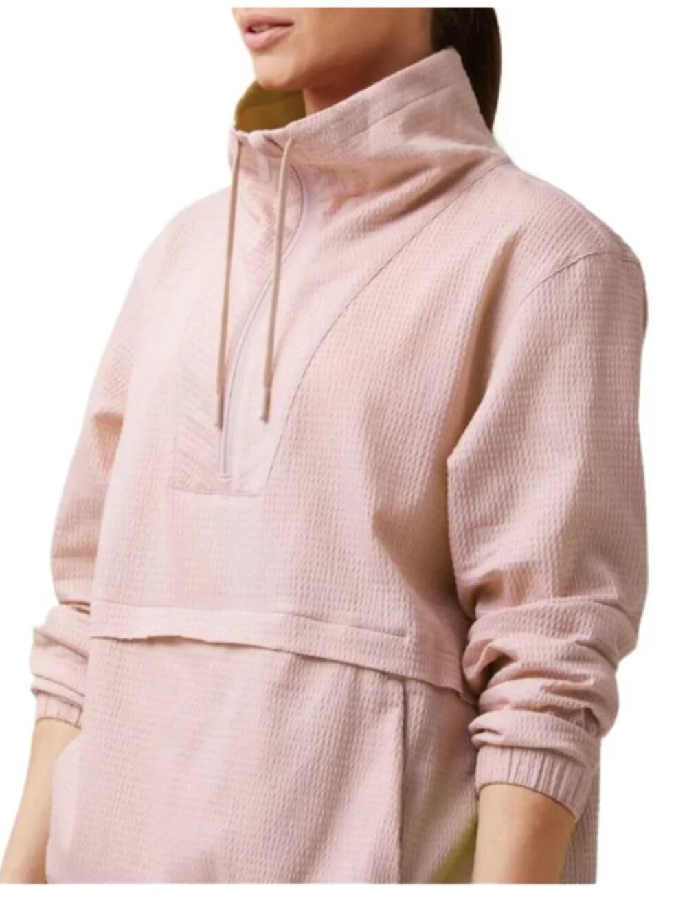 Lululemon Pack Light Pullover Porcelain Pink Size 4